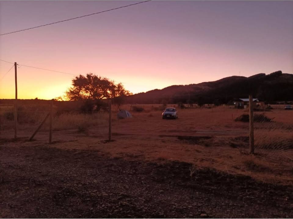 Atardecer con vista al sur